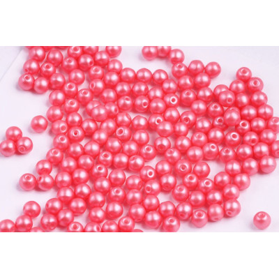 Round Beads 4mm Pearl Shine Rose 02010/24003 | Rutkovsky