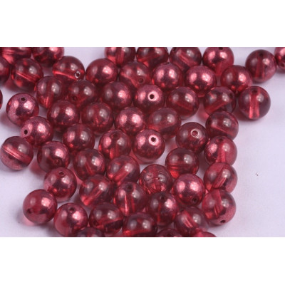 Round Beads 8mm Burgundy | Rutkovsky Czech Glass Beads