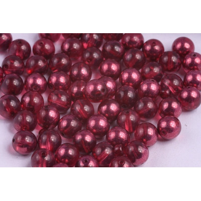 Round Beads 8mm Wine Red 5483 | Rutkovsky Czech Glass Beads
