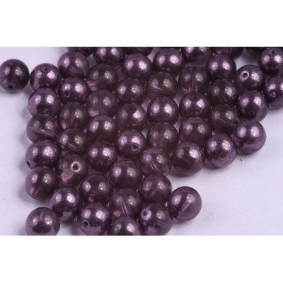 Round Beads 8mm Purple 5486 | Rutkovsky Czech Glass Beads