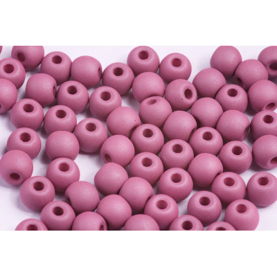 8mm Round Beads Mauve Matte 339 | Rutkovsky Czech Glass Beads