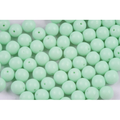 Round Beads Opaque Mint 53100 8mm | Czech Glass Rutkovsky