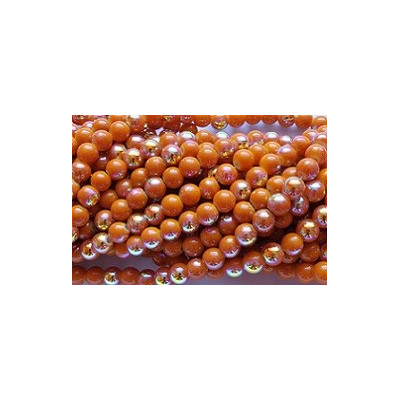 Perles rondes N. 10H Orange