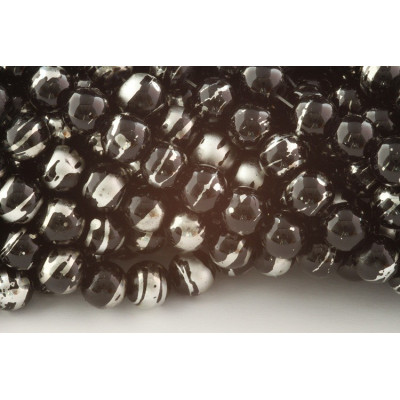 Round bead N. 18H Black