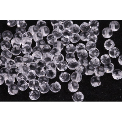 Mushroom Button Beads 6x5mm Crystal 00030 | Czech Glass Beads