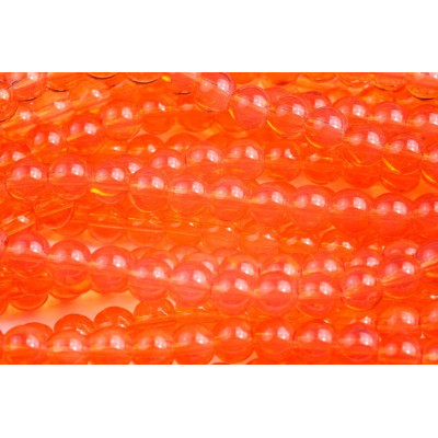 Round bead  N. 73L Orange