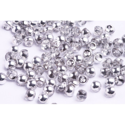 Mushroom Button Beads 6x5mm Crystal Labrador 27001 | Glass Beads