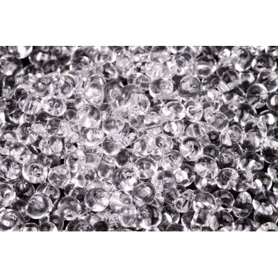 Czech Glass Drops 5/0 Crystal 00050 | Preciosa Beads