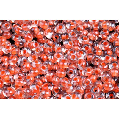 Czech Glass Drops 5/0 Crystal Orange 38189 | Preciosa Beads