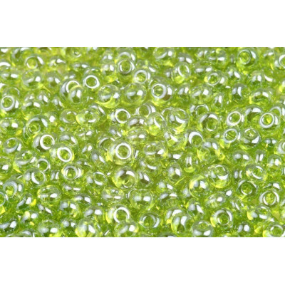 Czech Glass Drops 5/0 Lime Green 56220 | Preciosa Beads