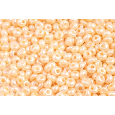 Czech Drop Beads 5/0 Cream Luster 47112 | Preciosa Glass Beads