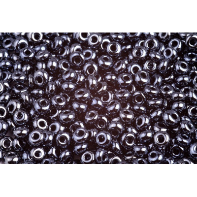 Czech Drop Beads 5/0 Black 49102 | Preciosa Glass Beads