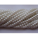 Perles rondes  ciré N. 7A Blanc