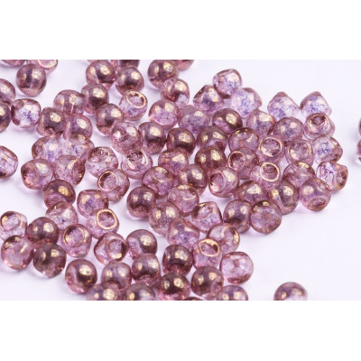 Mushroom Button Beads 6x5mm Violet Terracotta 00030/15496 | Glass