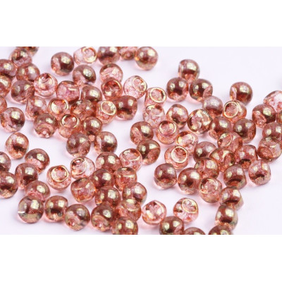 Mushroom Button Beads 6x5mm Crystal Red Terracotta 15495 | Rutkovsky