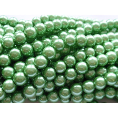 Round bead  waxed N. 42B Green