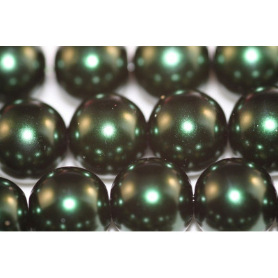 Round bead  waxed N. 52B Green