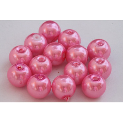 Perles rondes  ciré N. 75B Rose