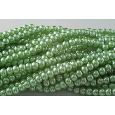 Perles rondes  ciré N. 3525 Vert