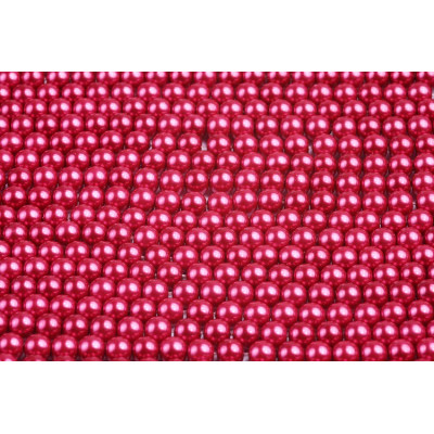 Round bead  waxed N. 5561 Red