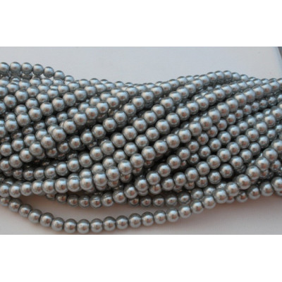 Round bead  waxed N. 46F Chrome