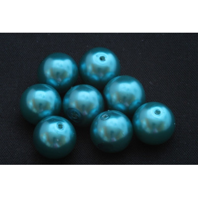 Round bead  waxed N. 70F Blue
