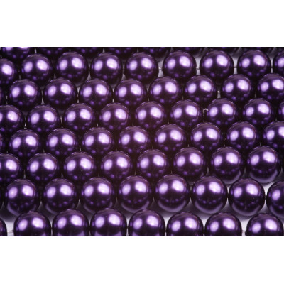 Round bead  waxed N. 71F Violet