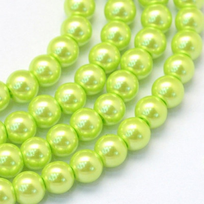 Round bead  waxed N. 1H Green