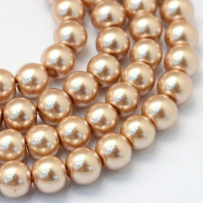 Round bead  waxed N. 22H Gold