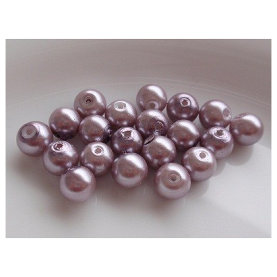 Round bead  waxed N. 34H Pink