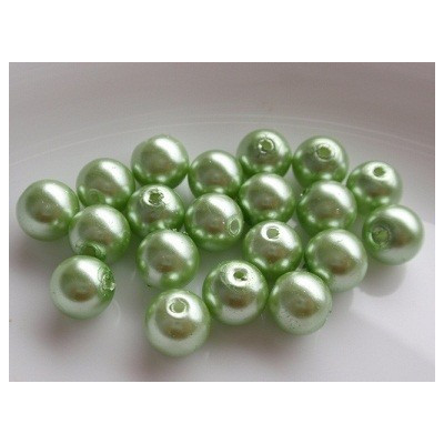 Round bead  waxed N. 40H Green