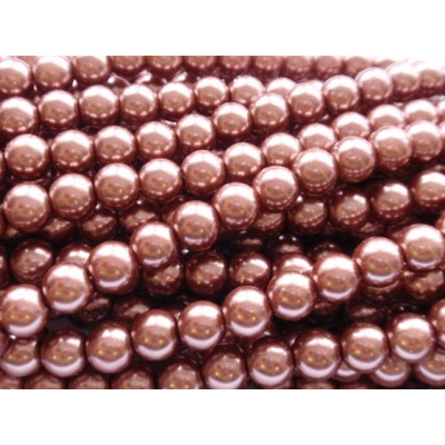 Round bead  waxed N. 43H Brown