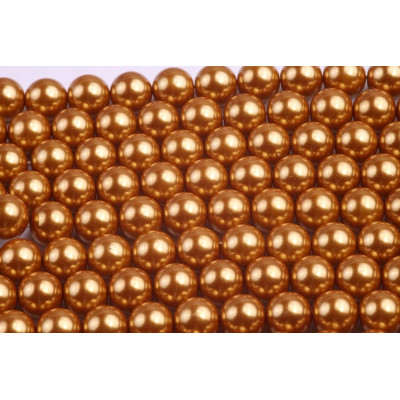 Round bead  waxed N. 60H Copper