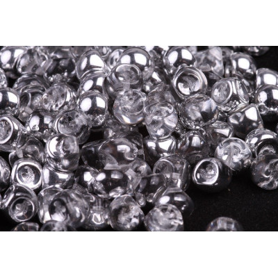 Mushroom Button Beads 9x8mm Crystal Labrador 27001 | Rutkovsky