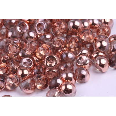 Mushroom Button Beads 9x8mm Rose Gold 00030/27101 | Rutkovsky