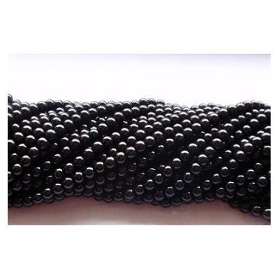 Round bead  waxed N. 20L Black