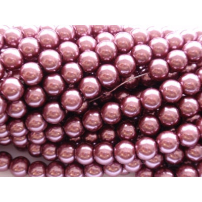 Round bead  waxed N. 44L Pink