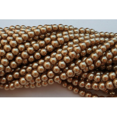 Round bead  waxed N. 47L Copper