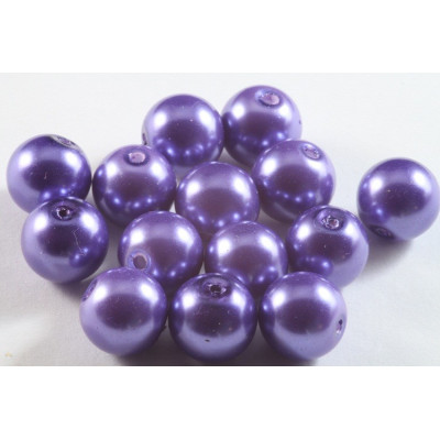 Round bead  waxed N. 78L Violet