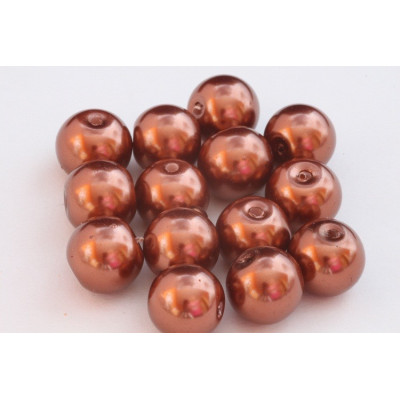 Round bead  waxed N. 81L Brown