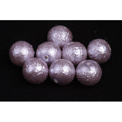 Runde perle  gewachst N. 4288 Violett