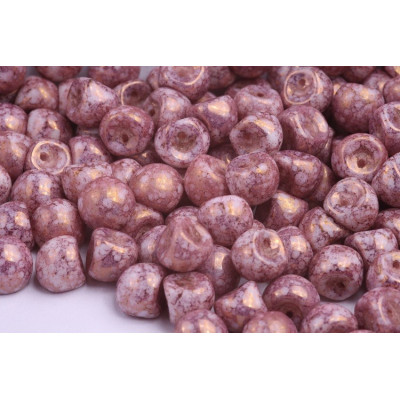 Mushroom  N. 16 White Teracotta Purple