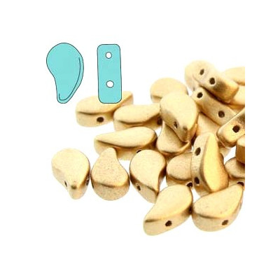 Paisley Duo 8x5 mm N. 3 BRONZE PALE GOLD