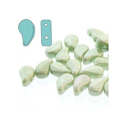 Paisley Duo 8x5 mm N. 24 CHALK LT GREEN LSTR