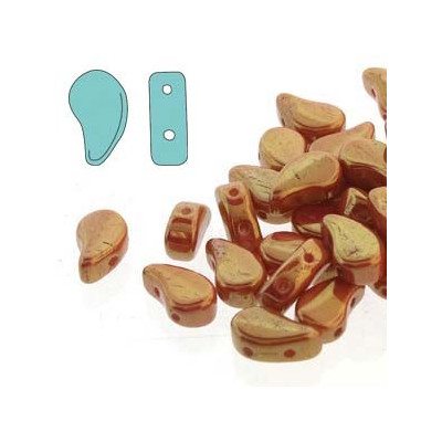 Paisley Duo 8x5 mm N. 28 CHALK RED LSTR