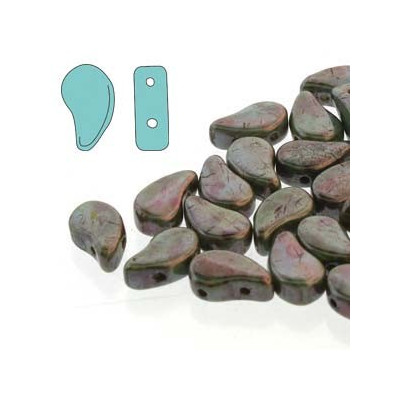 Paisley Duo 8x5 mm N. 36 CHALK LAZURE BLUE