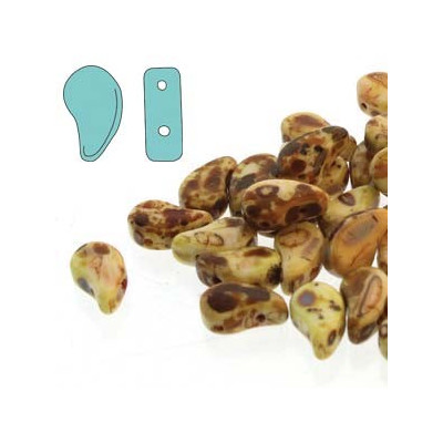 Paisley Duo 8x5 mm N. 39 CHALK DK TRAVERTINE