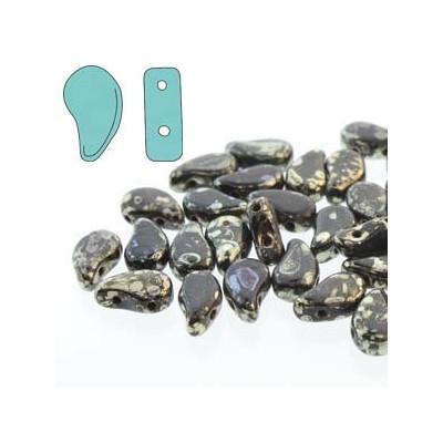 Paisley Duo 8x5 mm N. 49 JET PICASSO