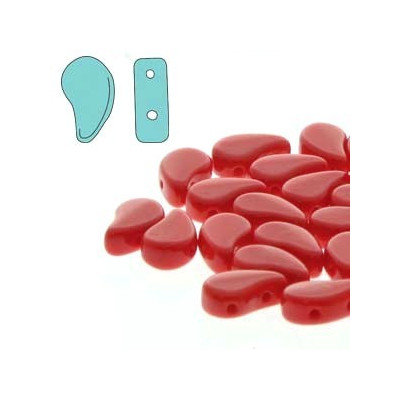 Paisley Duo 8x5 mm N. 67 RED