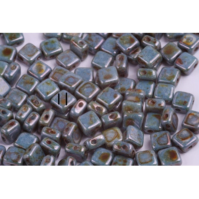 Silky Plane N. 5 White Alabaster, Picasso Blue